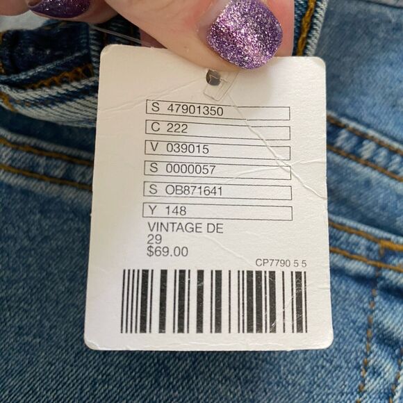 URBAN OUTFITTERS BDG Skinny JEANS Stretch SIZE 29 Side Stripe NWT - Picture 5 of 7